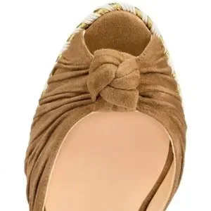 【 ルブタン 】Madcarina 120 Veau Velours Christian Louboutin | Madcarina 120 tan suede espadrille